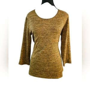 Brown Long Sleeve Top